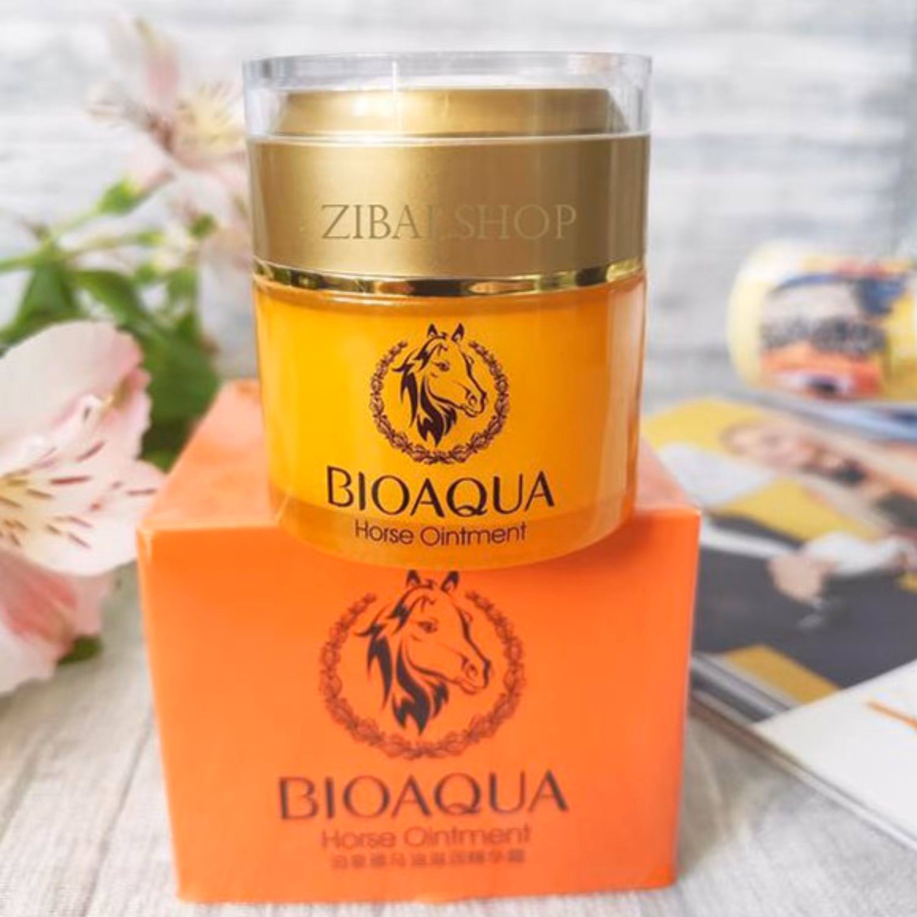 کرم آبرسان روغن اسب بیوآکوا شفاف کننده پوست