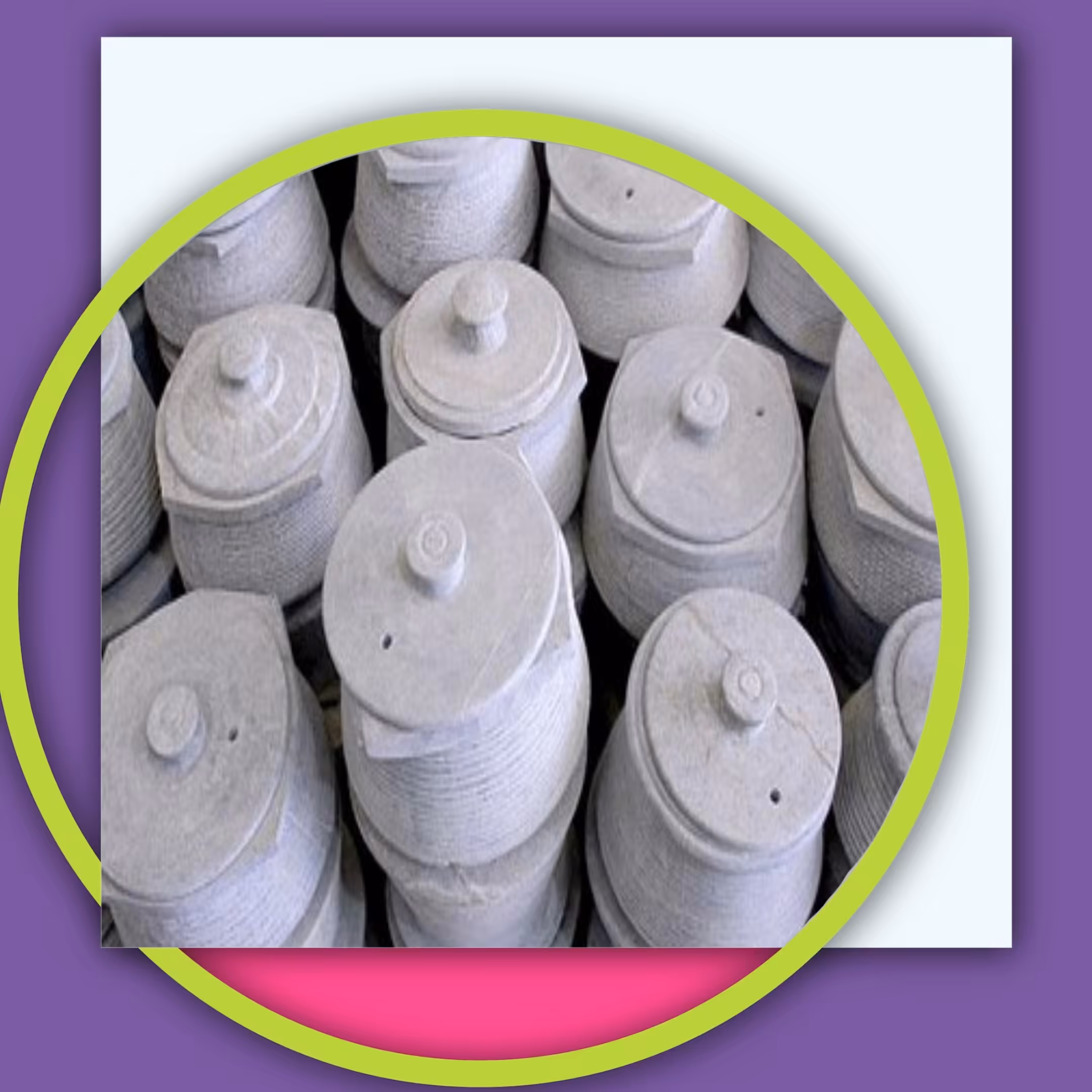 دیگ سنگی 8 نفره صادراتی با کیفیت عالی،  عمده سرای یاس