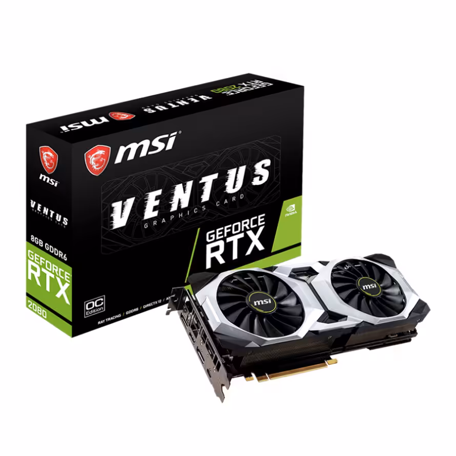 کارت گرافیک ام اس آی RTX 2080 VENTUS 8G OC 8GB GDDR6