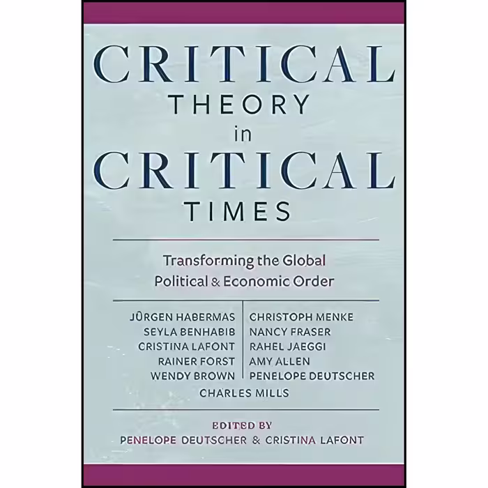 کتاب زبان اصلی Critical Theory in Critical Times