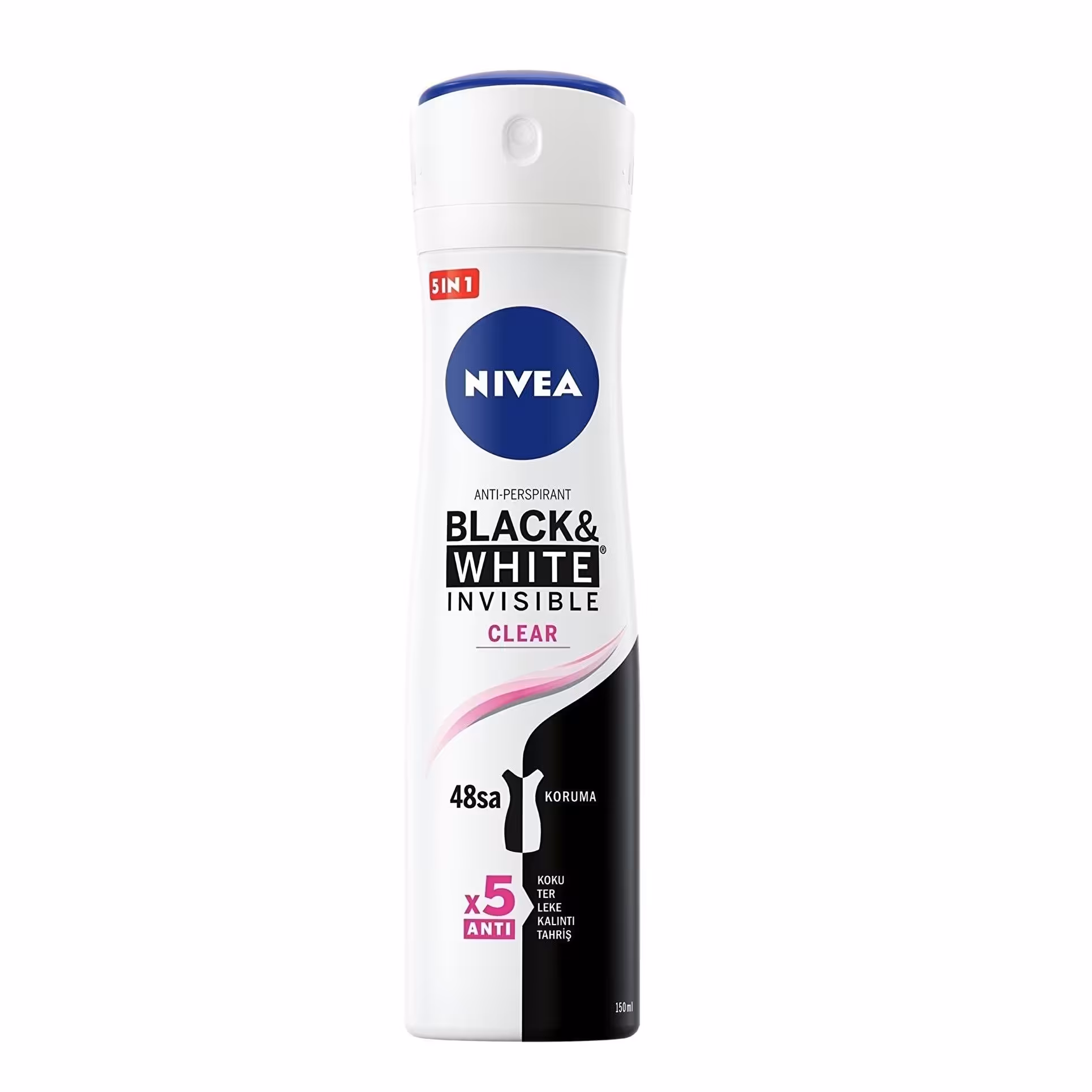 اسپری بدن زنانه نیوآ Nivea Black and White حجم 150 میلی لیتر
