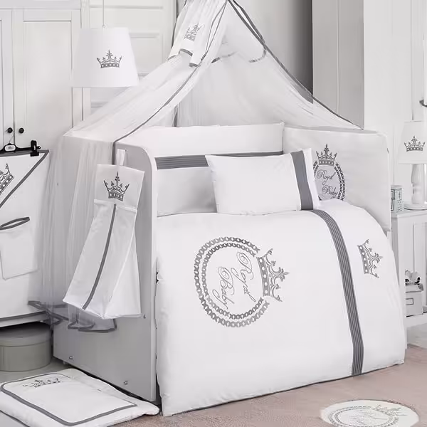 سرویس خواب کیدبو رویال وایت kidboo royal white نه تکه