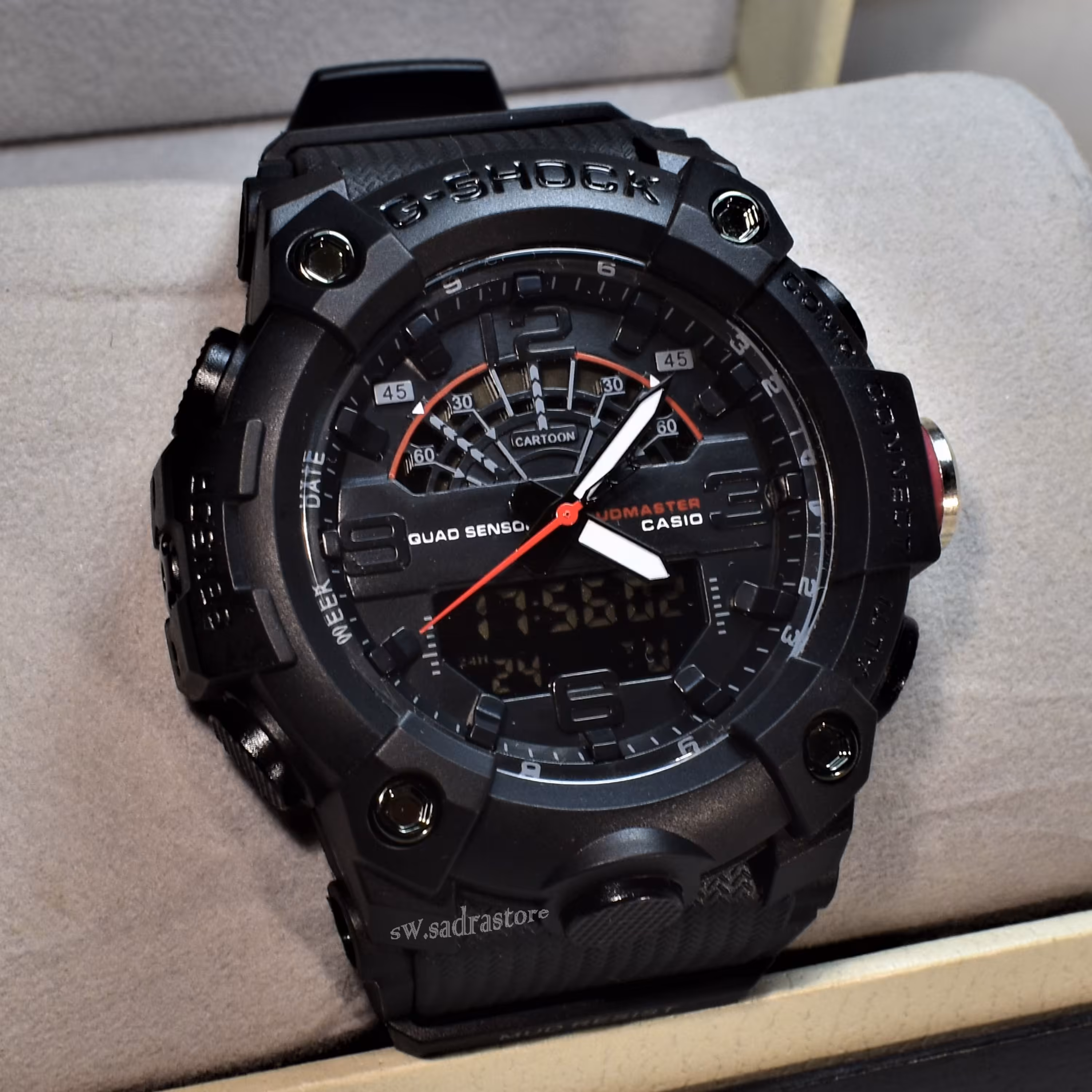 CASIO G- SHOCK HSD-008 کاسیو جی شاک دوزمانه ضدآب با پین بند طرح جدید