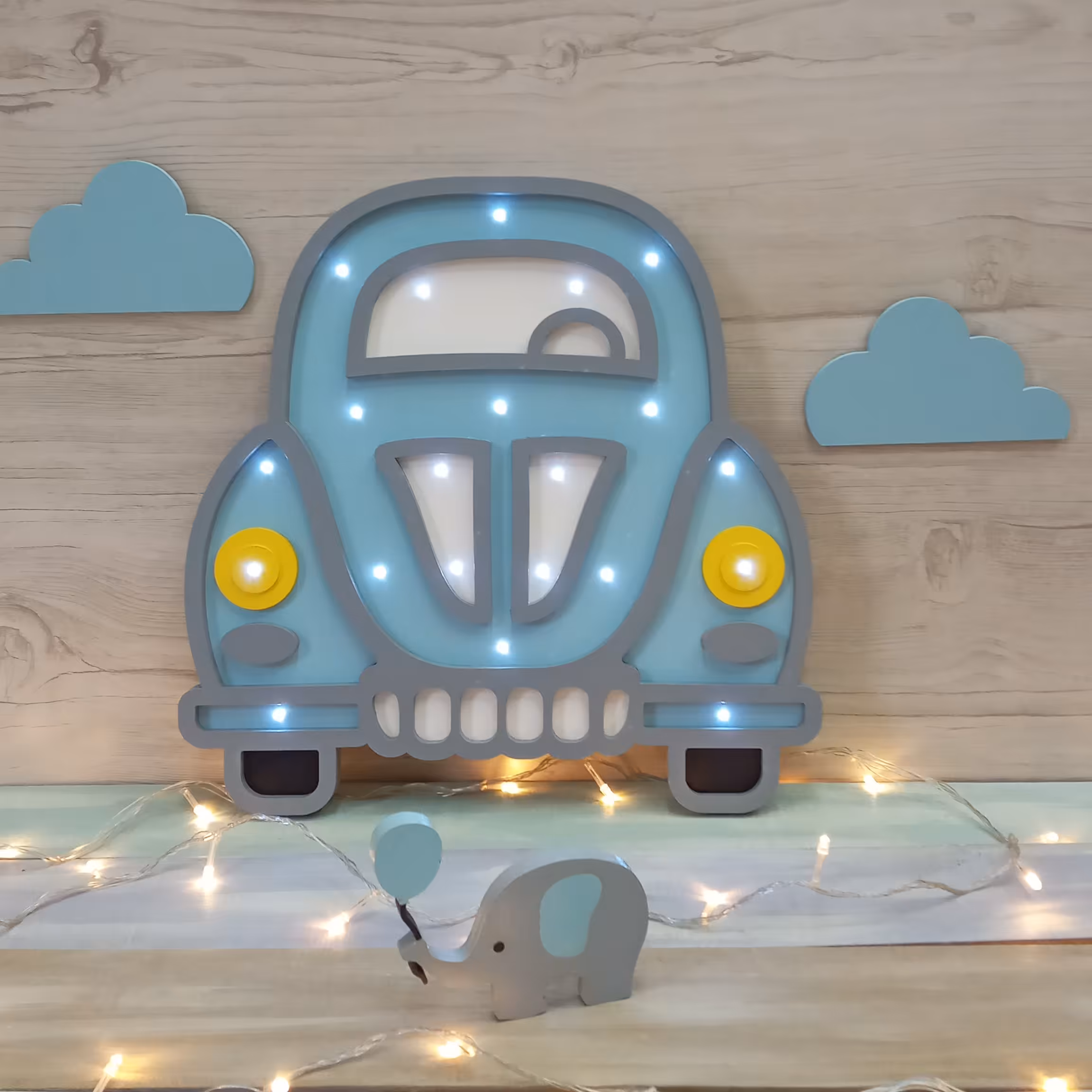 چراغ خواب کودک طرح ماشین