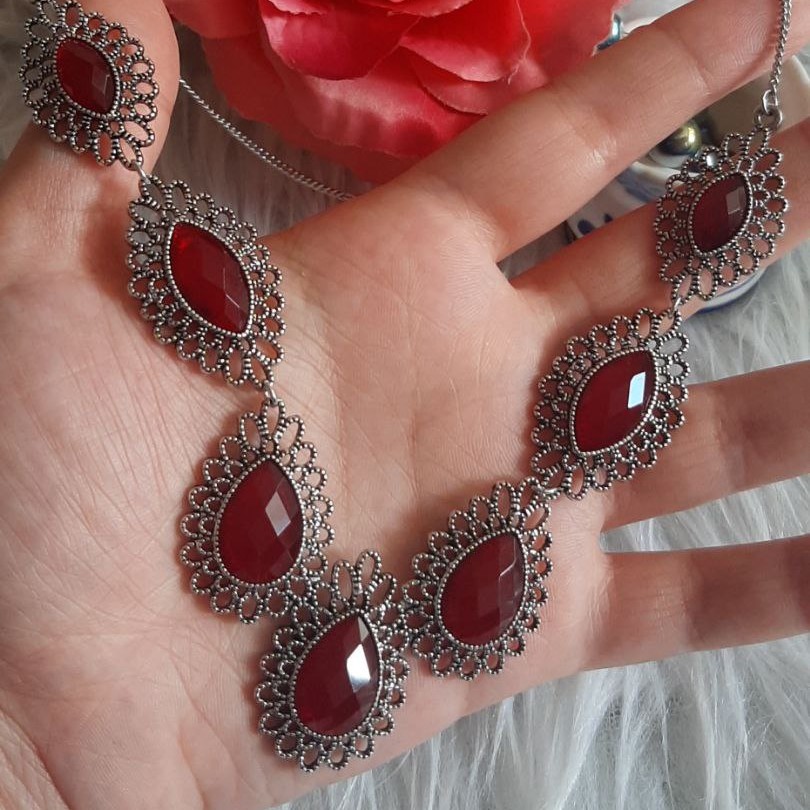 گردنبند رولباسی سلطنتی خرم سلطان وارداتی برند مجلسی بسیار شیک