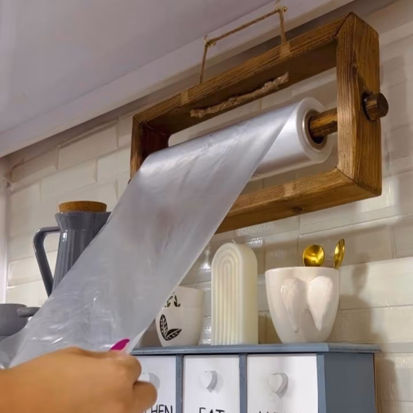 جادستمال رولی چوبی 