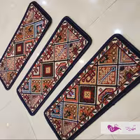 روپله ای 30 در 80 گلیم ماشینی نقشه محراب سرمه ای