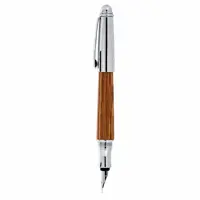 خرید خودنویس دیپلمات مدل IPLOMAT WOOD بدنه استیل کروم ،چوب