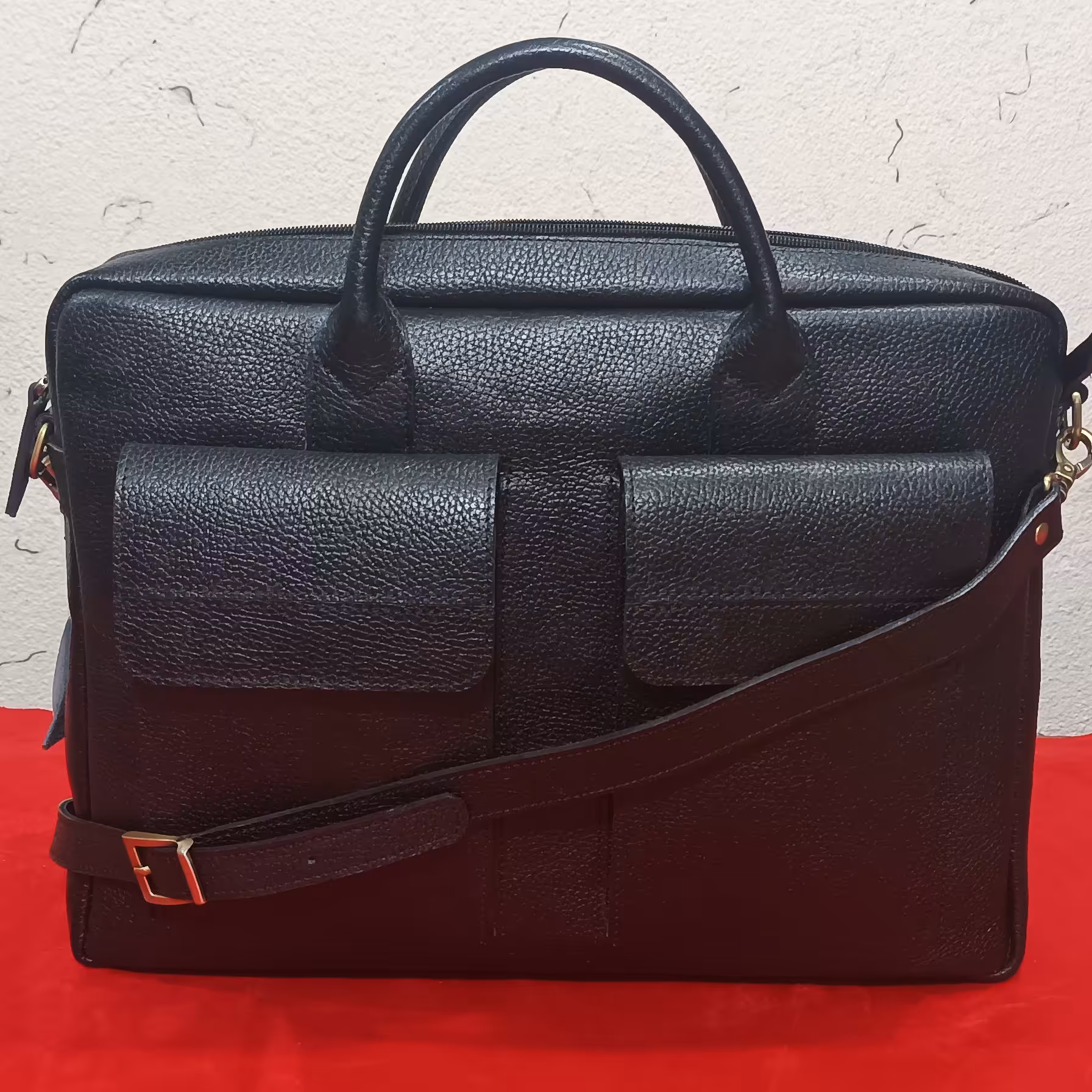 کیف اسپرت دو دسته چرم فلوتر گاوی