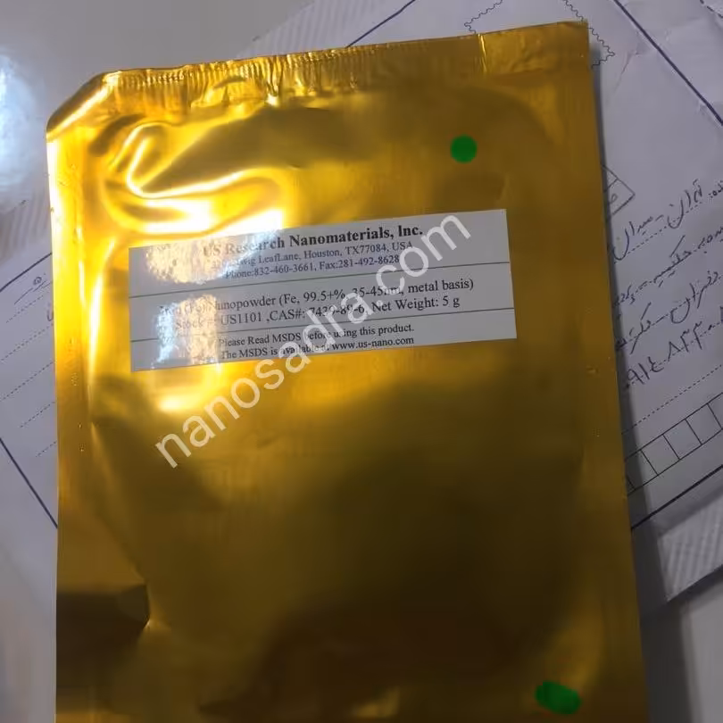 نانو ذرات آهن صفر ظرفیتی 1 گرمی (پس کرایه)