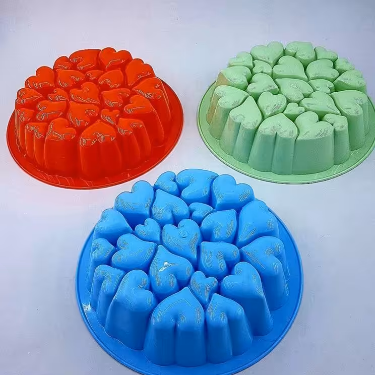 پک پنج تایی قالب های ژله پلاستیکی به انتخاب مشتری