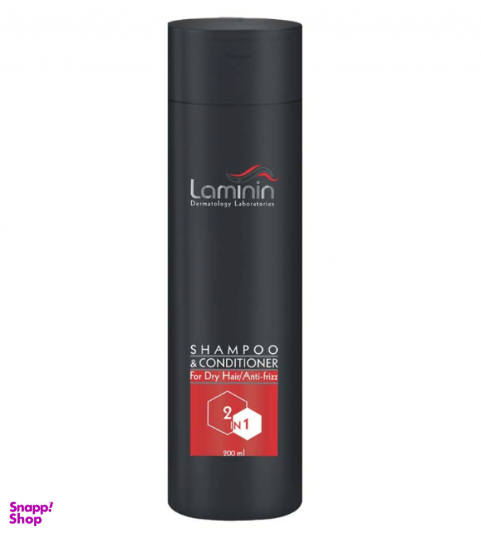 شامپو کراتینه و نرم کننده مو لامینین (Laminin) مدل 2در 1 حجم 200 میلی لیتر