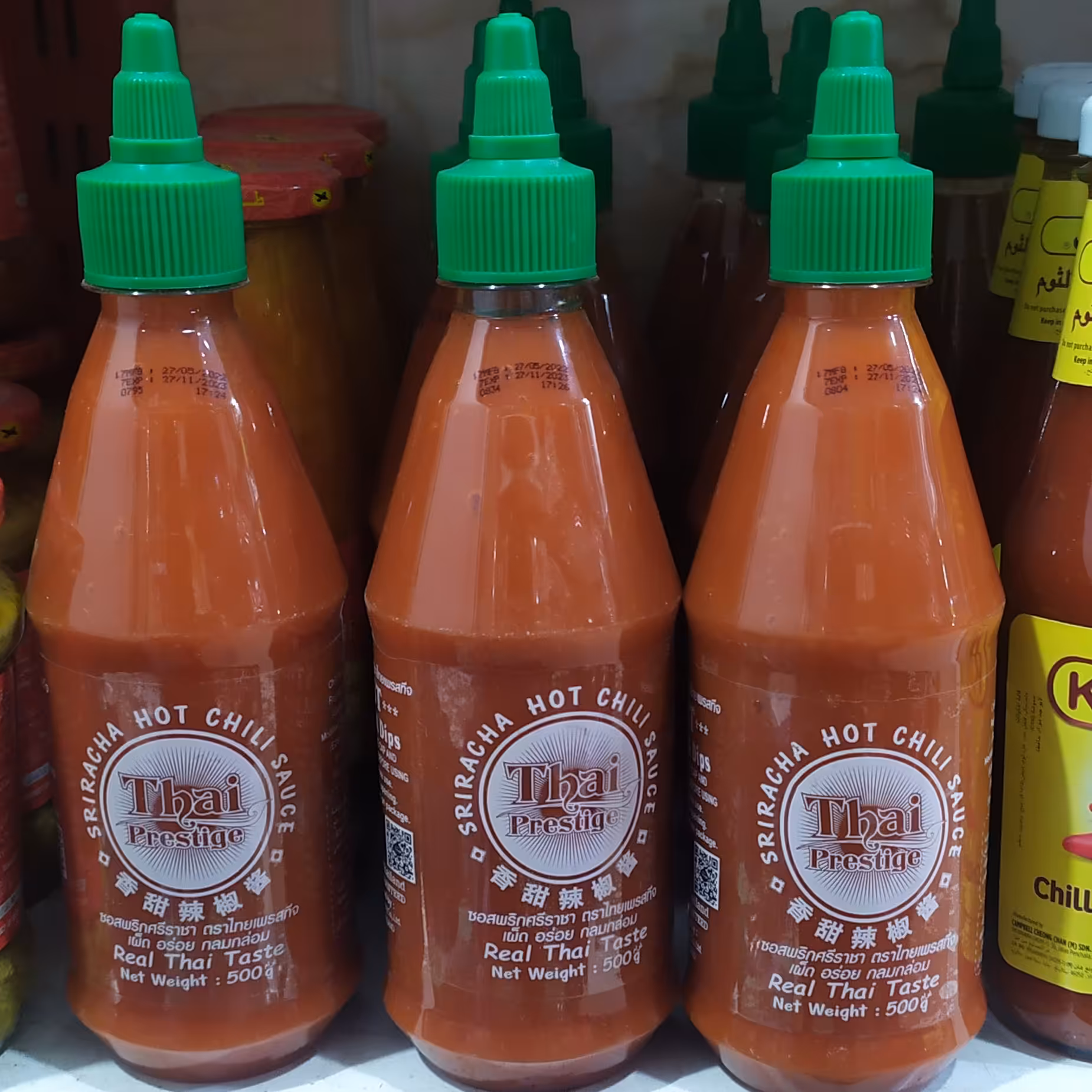 سس سیر و فلفل خیلی تند تای THAI وزن خالص 500گرم 

