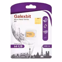 فلش فلزی گلکس بیت مدل M06 ظرفیت 64 گیگابایتGalexbit M06 USB2.0 Flash Memory - 64GB