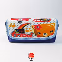 جامدادی فانتزی سه زیپ طرح گربه آبی الوند