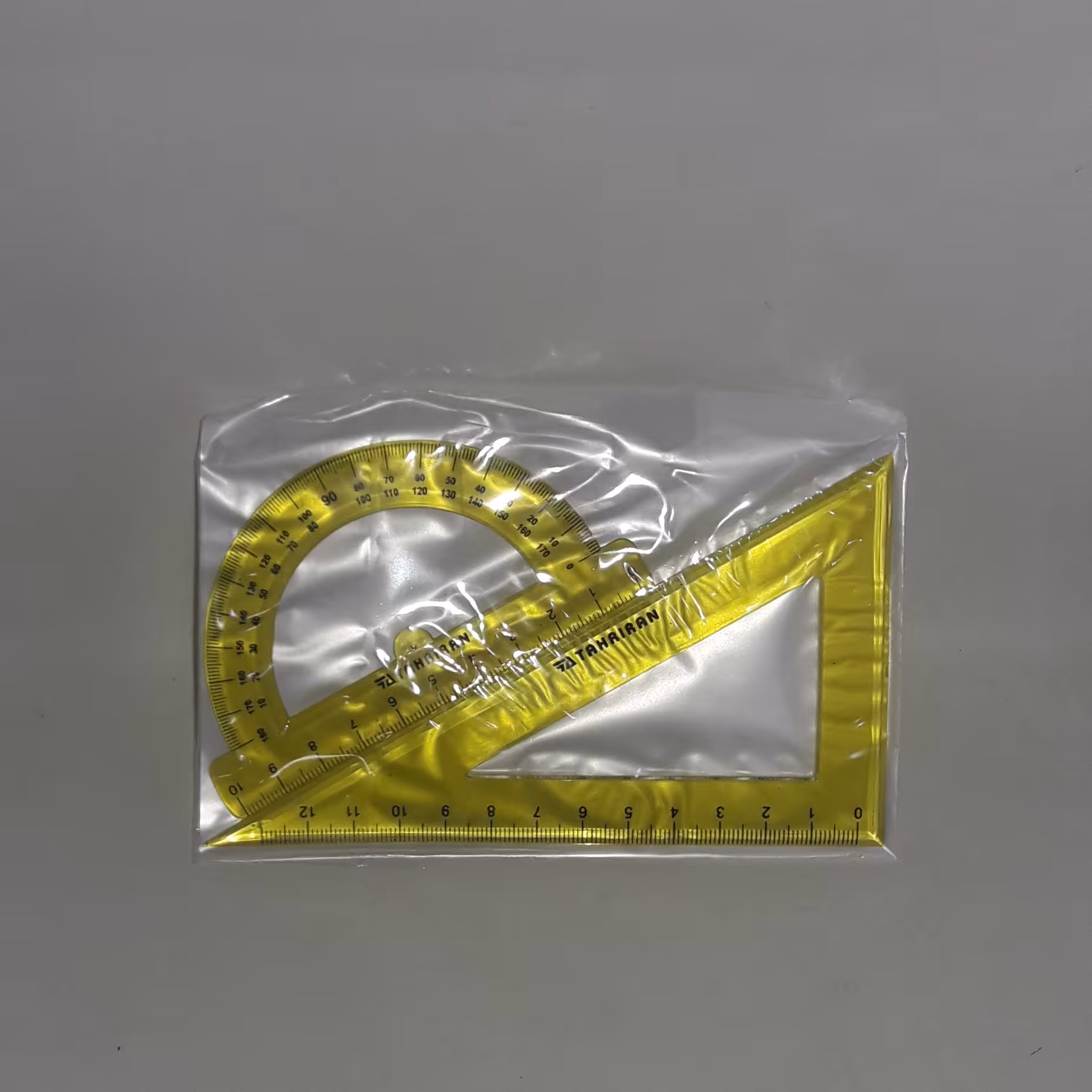 ست گونیا و نقاله ژله ای 