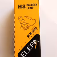 لامپ  پروژکتور (پایه اچ3 ،سیمدار)100وات،برند وارداتی اِلِپا ، ولتاژ کار 12 ولت،باکیفیت و نوردهی عالی.