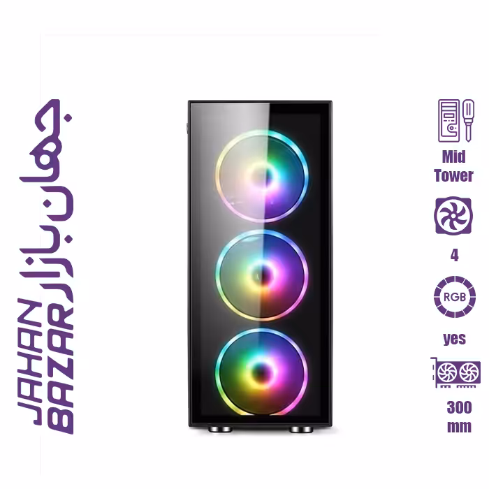 کیس گیمینگ یونا مدل UN601