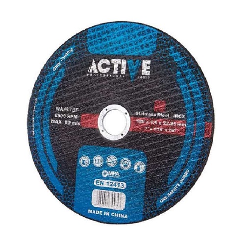 صفحه سنگ برش استیل AC-51116 اکتیو(بسته 200 عددی)
