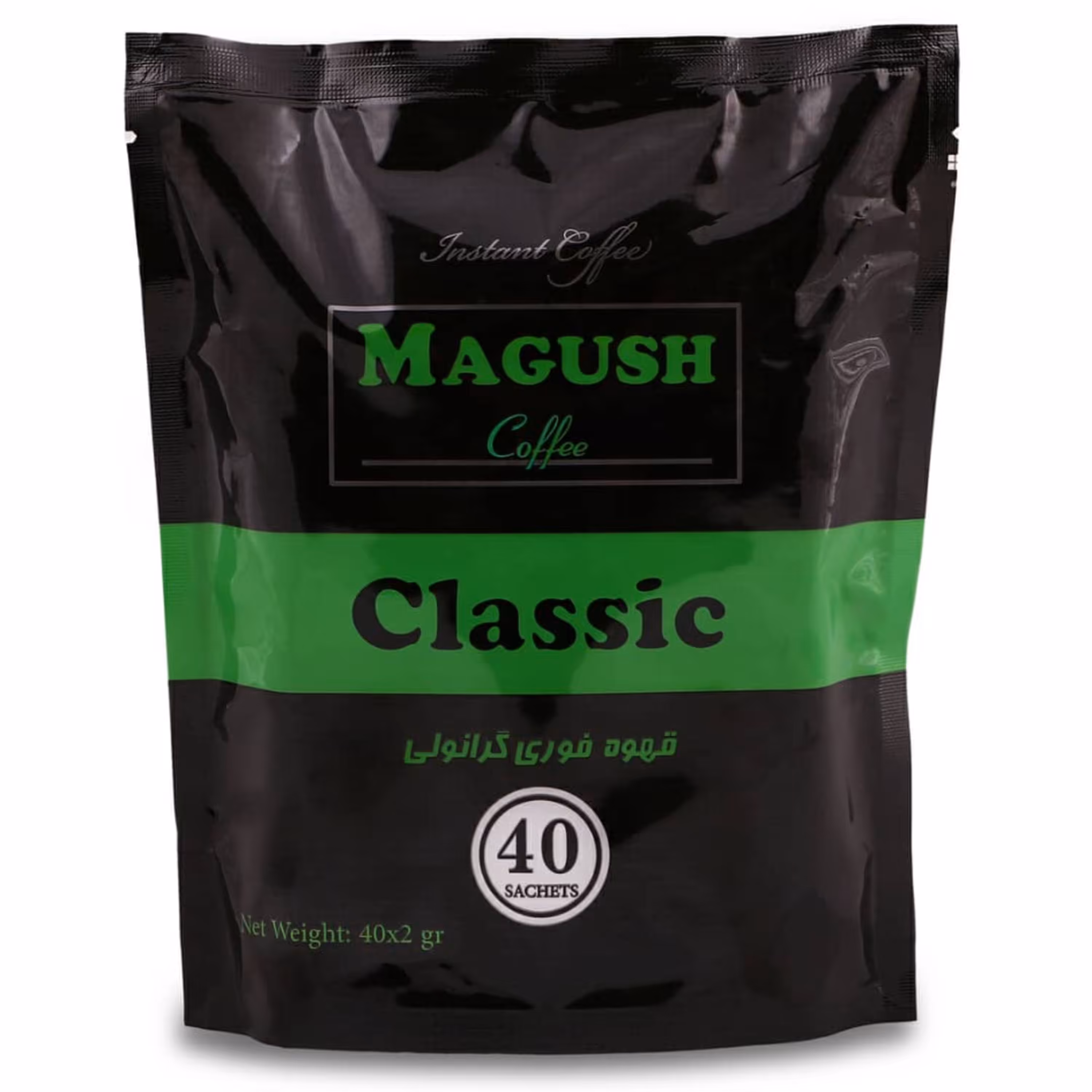قهوه کلاسیک 2 گرمی 40 عددی ماگوش