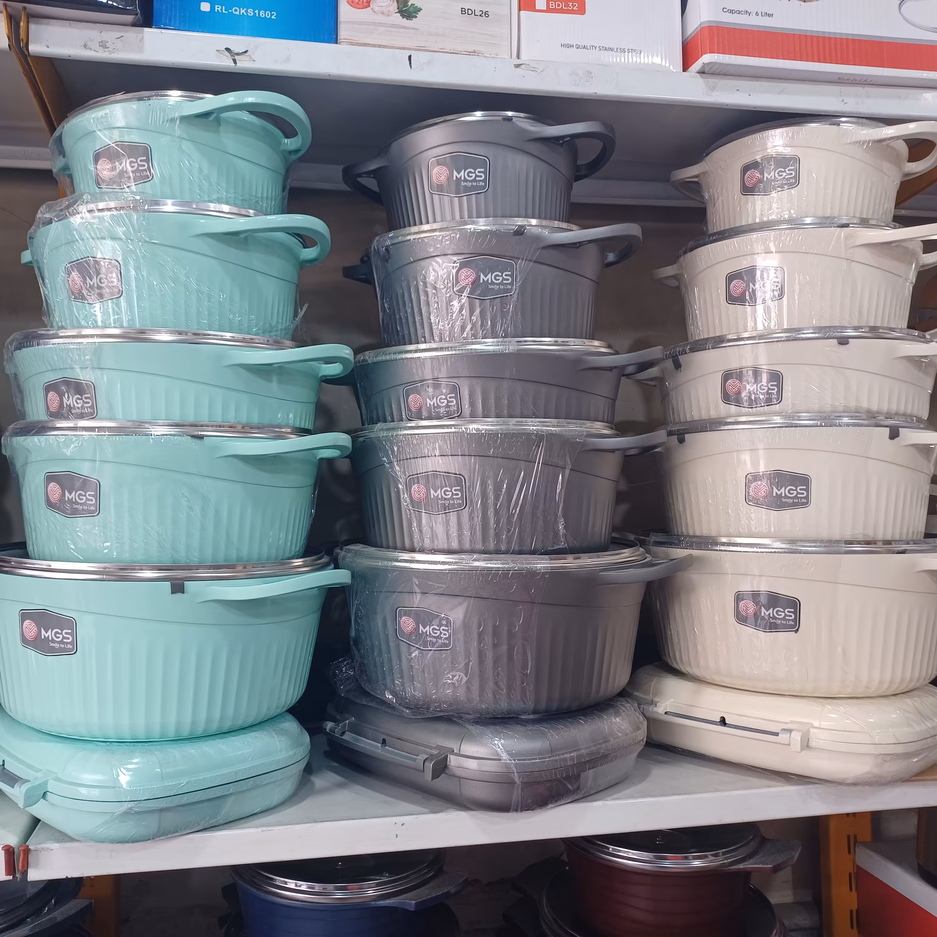 سرویس قابلمه mgs طرح جدید 15 پارچه 