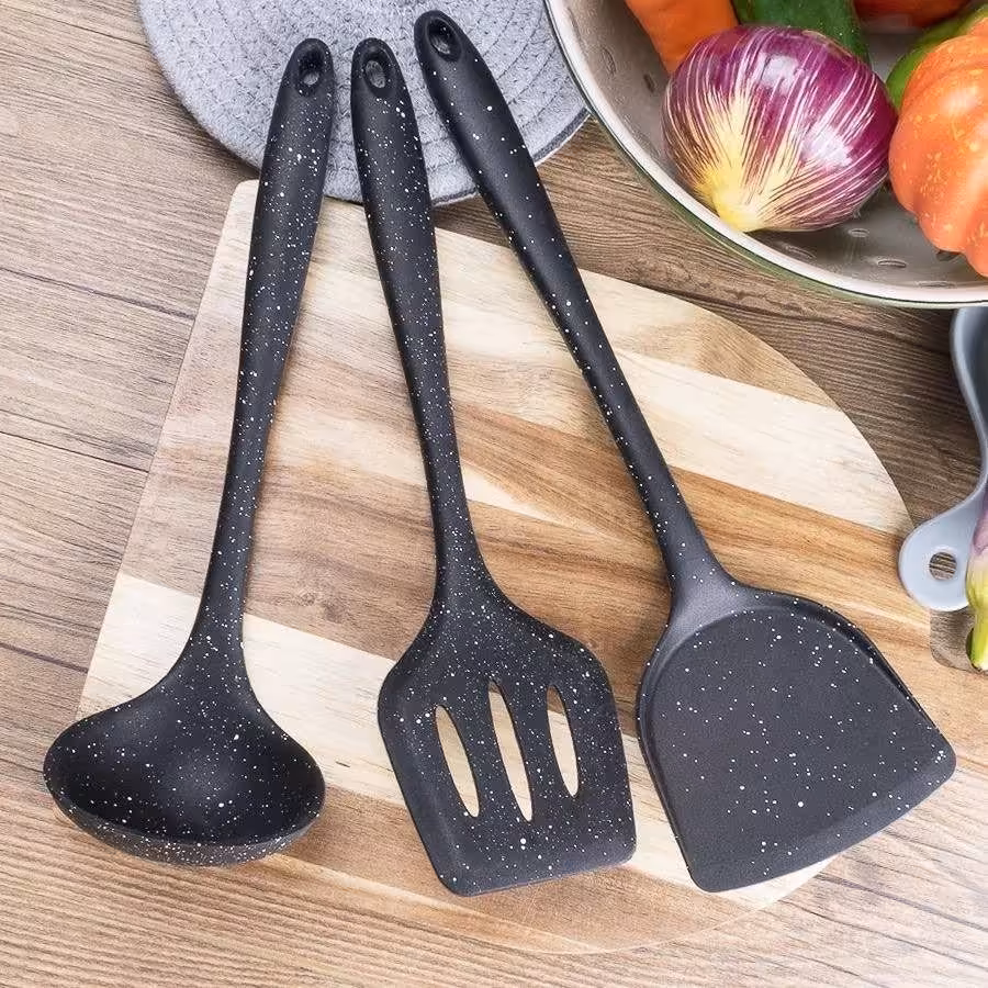 ست کفگیر و ملاقه سیلیکونی برند SHENGYA (ارسال رایگان )