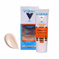 کرم ضد آفتاب رنگ بژ روشن | ویانا | Viana| اس پی اف 50 50 میل