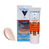 کرم ضد آفتاب رنگ بژ روشن | ویانا | Viana| اس پی اف 50 50 میل