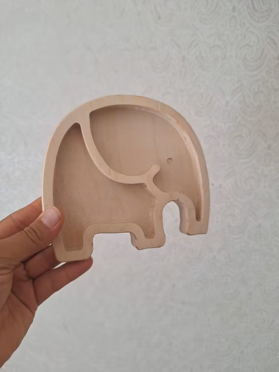 ظرف چوبی فیلی