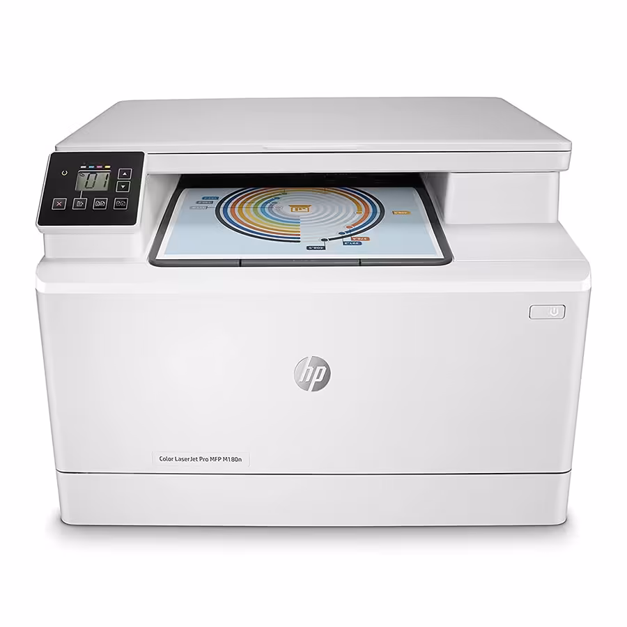 قیمت و خرید پرینتر رنگی 3 کاره لیزری اچ پی مدل LaserJet Pro MFP M180n | یاس ارتباط