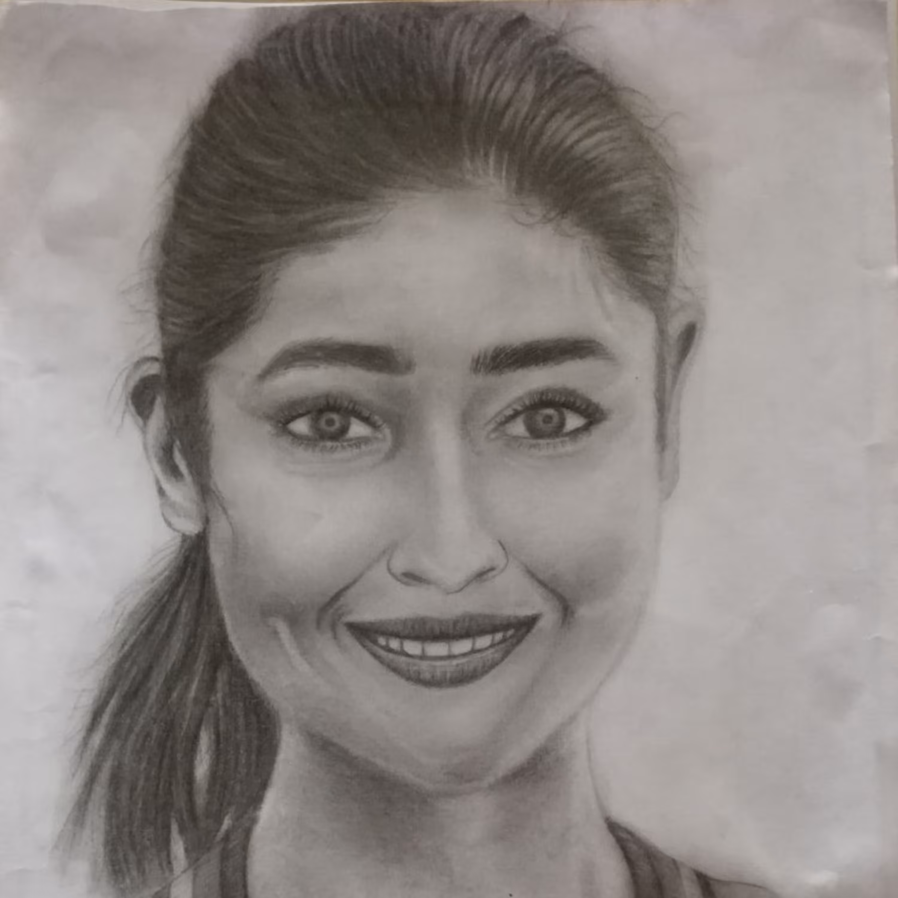 طراحی چهره سیاه قلم 