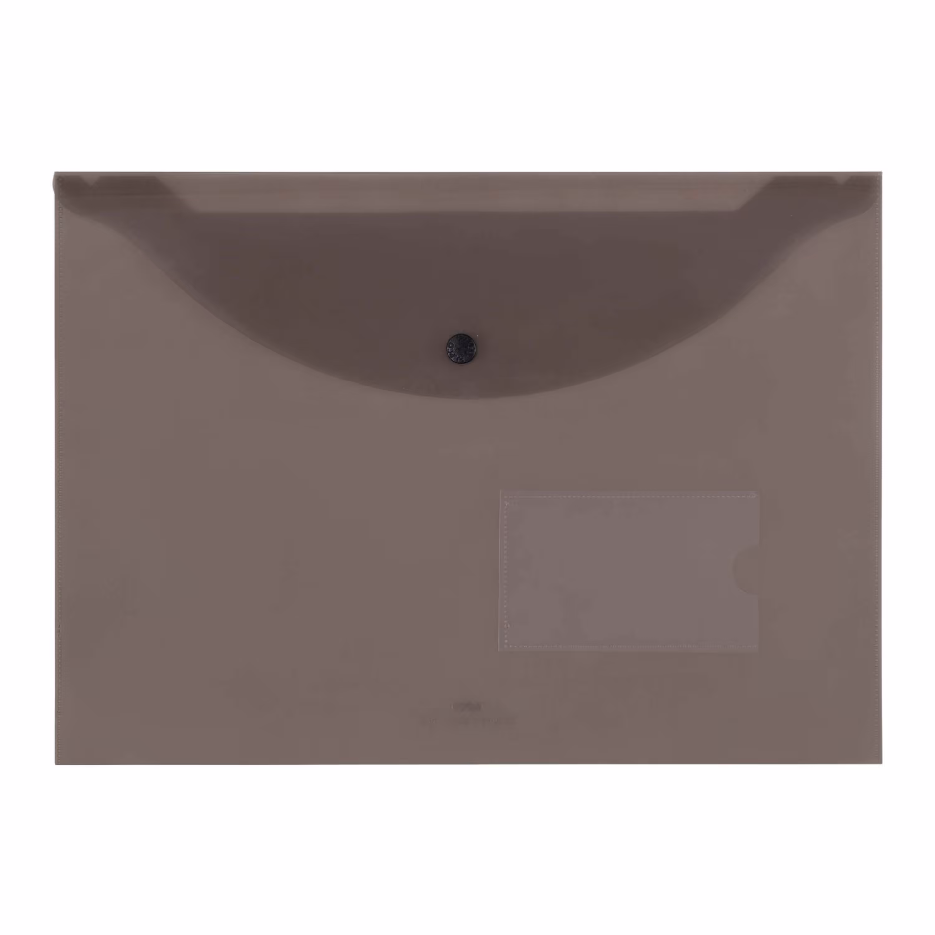 پوشه دکمه دار پاپکو - سایز a4 - بسته 36 عددی -شفاف -  بیزینس- A4-116BT