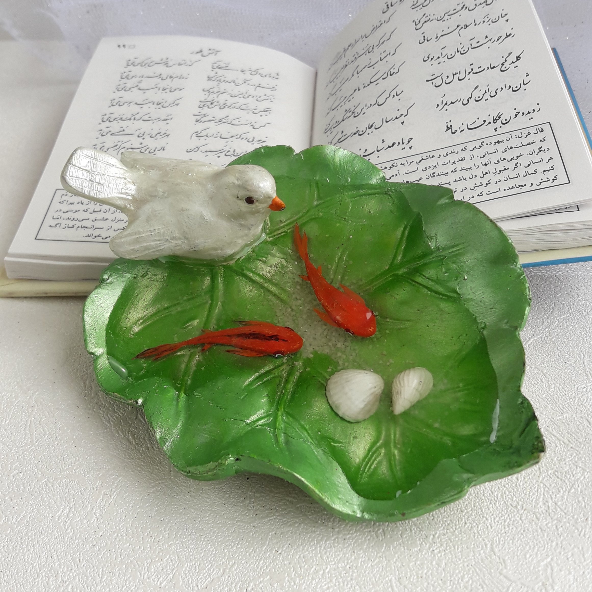 ماهی سه بعدی برگ وکبوتر  _ ماهی رزینی