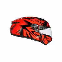 کلاه کاسکت موتورسیکلت چند رنگ ZS 811A AL 34 بسته قرمز ZEUS