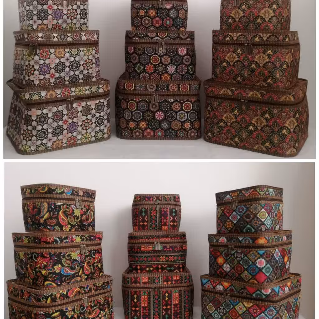 باکس سه تکه ای مربع ای