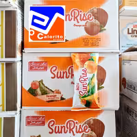 کیک دوقلو مرتقالی سان رایس 50 گرمی کارتن 36 عددی