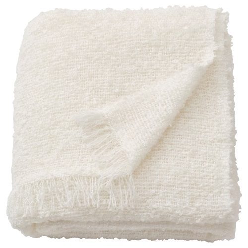 شال مبل ایکیا EVALI سفید استخوانی سایز 130x170