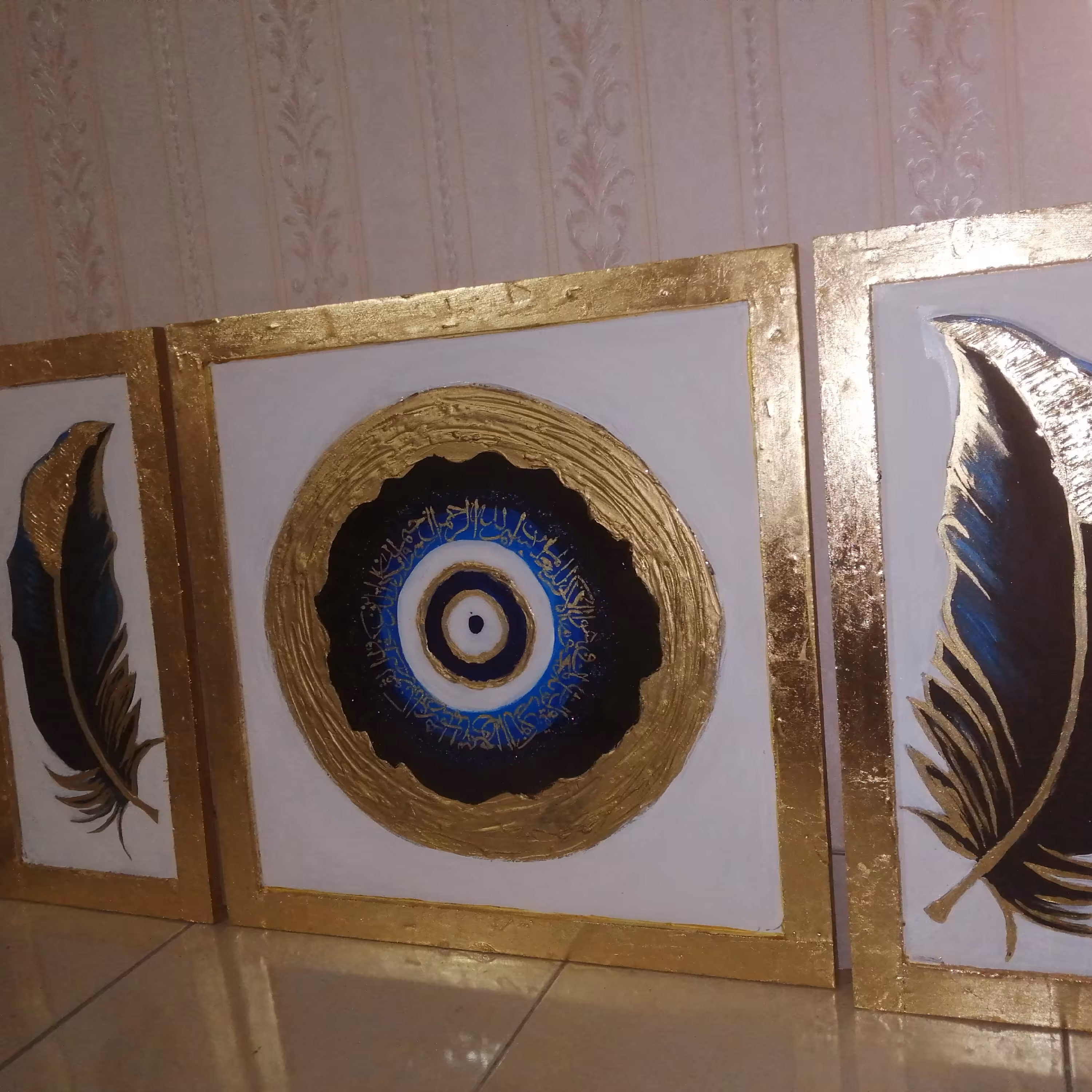 تابلو چشم نظر سه لته 