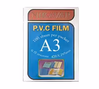 طلق A3 ضخامت 0.15 میکرون بسته 100 عددی