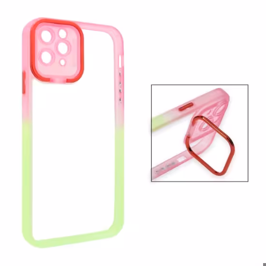 قاب گوشی دو رنگ استند متال برای iPhone 11 Pro Max - کد 24