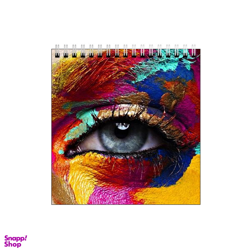 دفتر طراحی ۶۰ برگ طرح چشم و رنگ کد 1698800