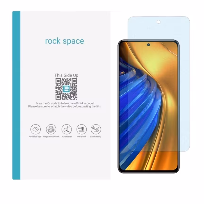  گلس نانو مات بلوکات (ضد اشعه آبی) و ضد ضربه گوشی شیائومی POCO F4 برند راک اسپیس













