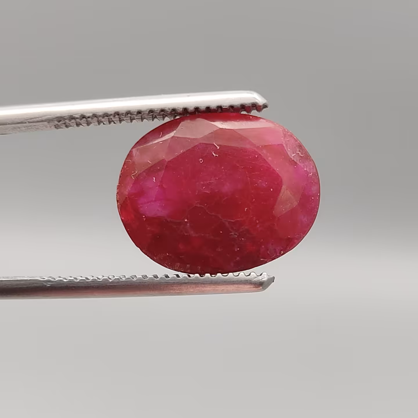 یاقوت قرمز اصل طبیعی و معدنی 8.9 قیراط 15 میل 