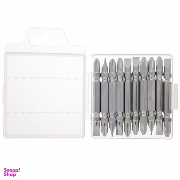 سری پیچ گوشتی دوطرفه سیلور مدل Chrome Mirror بسته 10 عددی