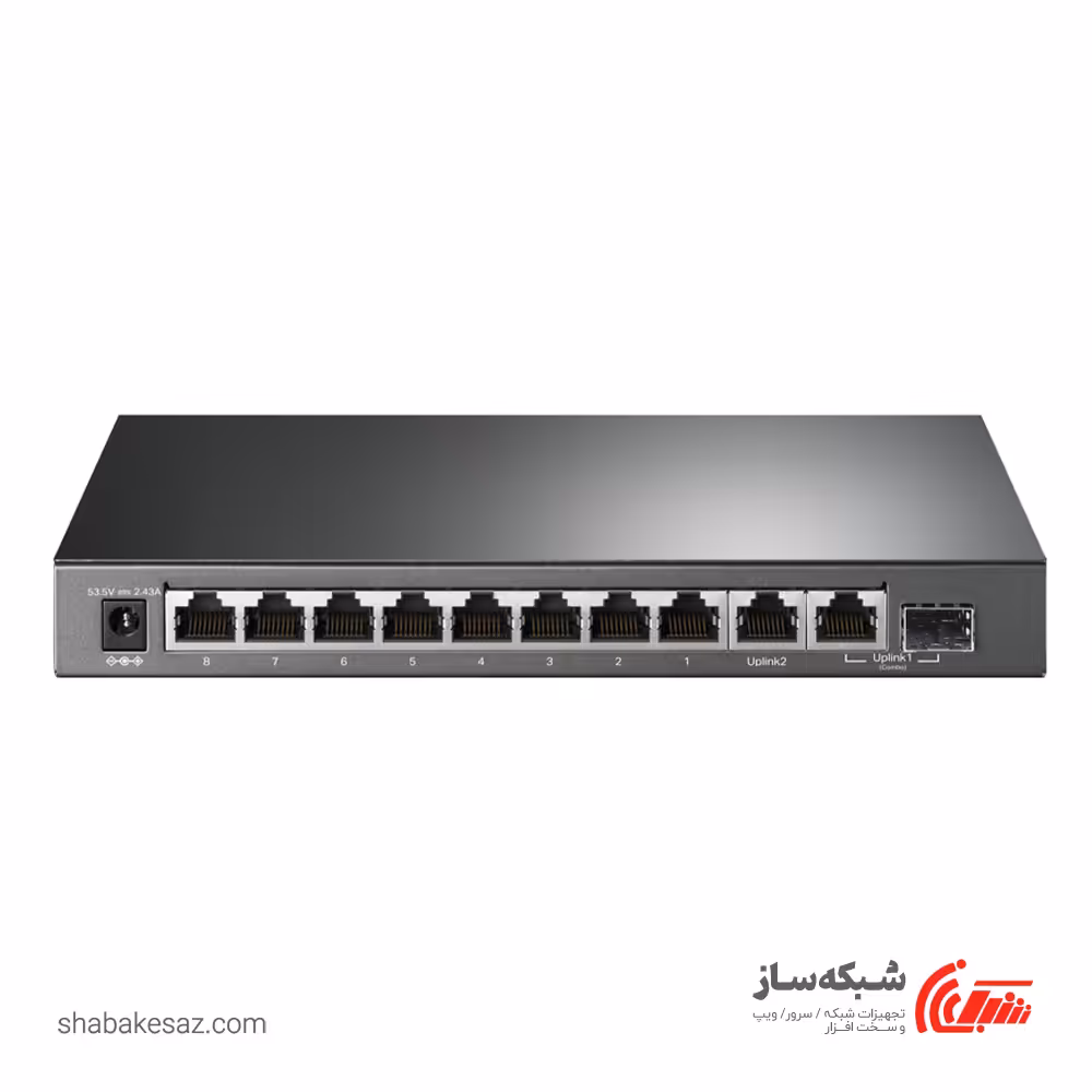 قیمت و خرید سوئیچ شبکه  PoE گیگابیت تی پی لینک Tp-Link TL-SG1210Mp - شبکه ساز