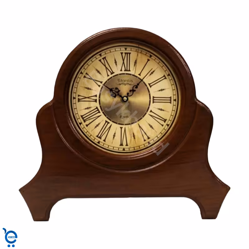 ساعت رومیزی چوبی مانتیس کد 103