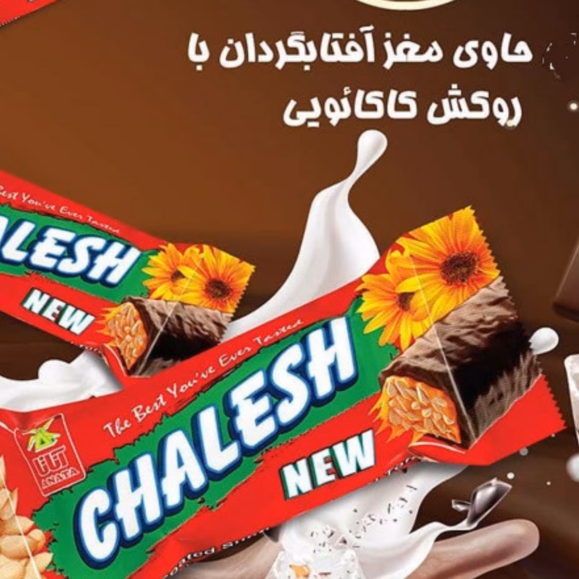 چالش مغز آفتابگران با روکش شکلات