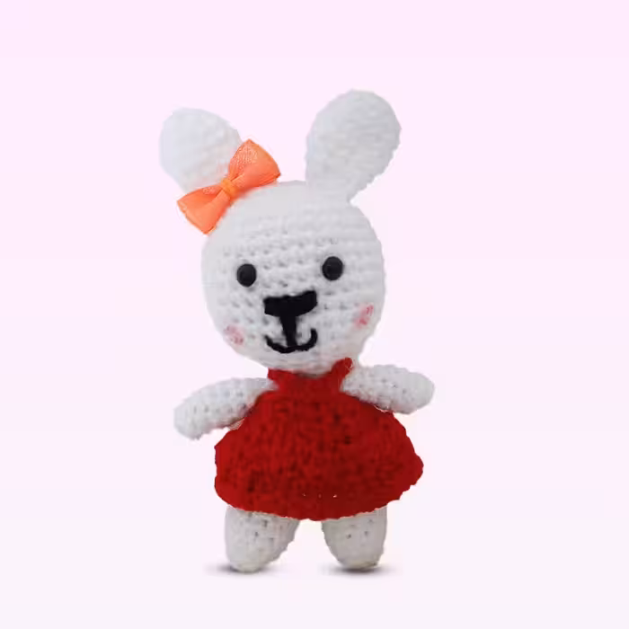 عروسک بافتنی خرگوش