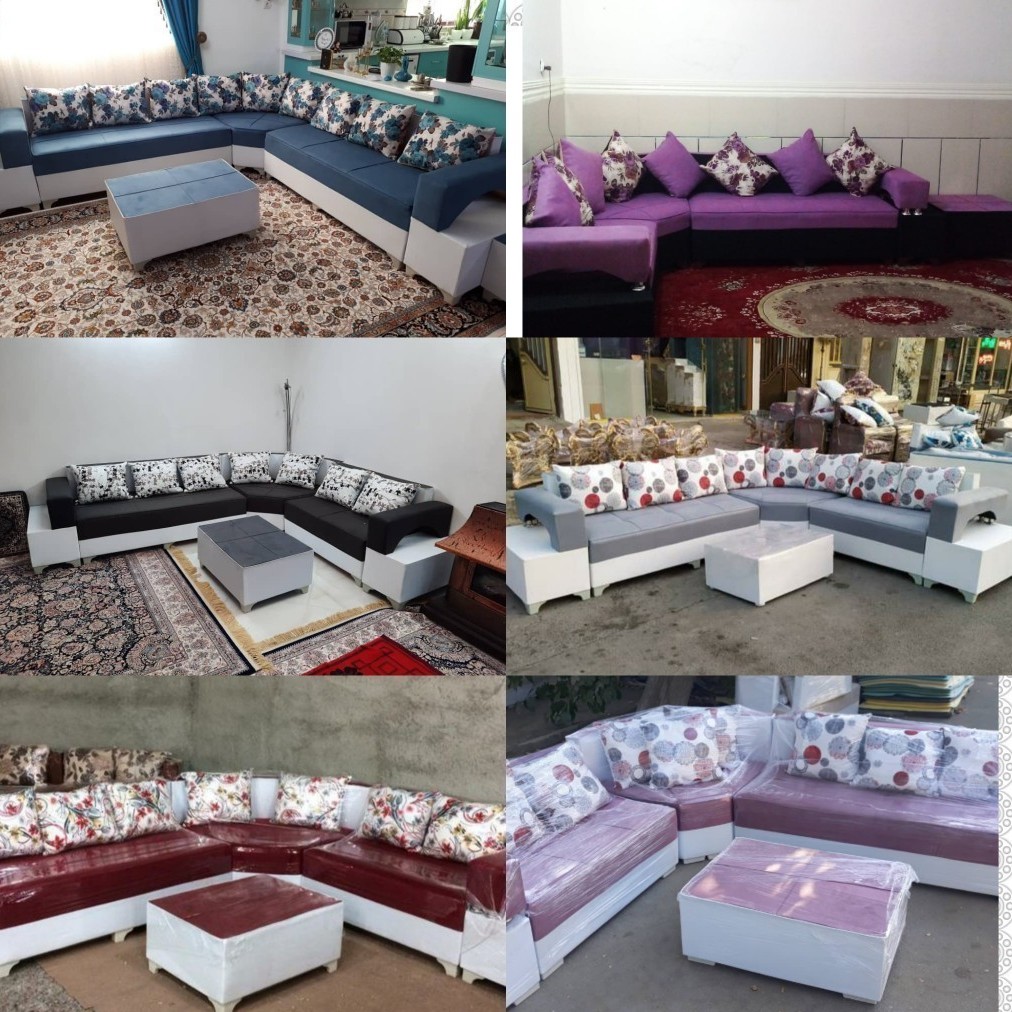 مبل تو لیدی تمام چوب