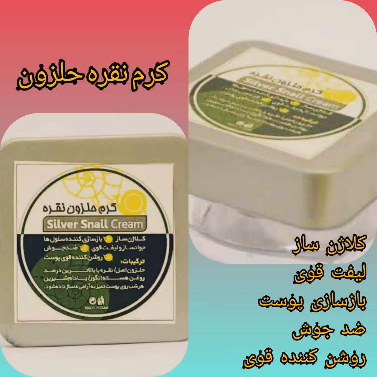 کرم تخصصی حلزون نقره